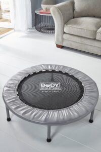Body Sculpture Foldable 36 Inch Aerobic Trampoline - Silver